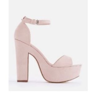 Light Barbie pink heeled sandal